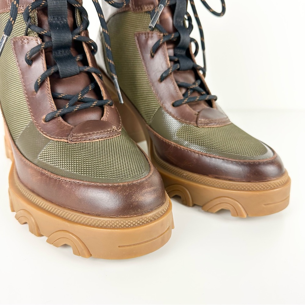 SOREL Brex Heel Lace-Up Waterproof Bootie Tan Size 8.5 - Picture 8 of 16